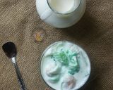 Gambar langkah 10 resipi Buko Pandan.