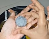 A picture of step 7 of Blue Pea Cranberry Ukdiche Modak.