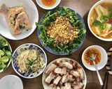 Hình bước làm 3 của món Rau càng cua trộn thịt bò