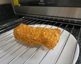 A picture of step 4 of Katsu sando.