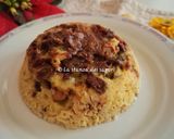Foto del passaggio 4 della ricetta Mug cake "Dark Heart" alle mandorle e arachidi 🍵🍫