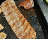 Foto del paso 4 de la receta: Costillas de cerdo a la BBQ con batatas crocantes a la miel 🍯