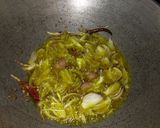 A picture of step 5 of Gobhi Mussalam.