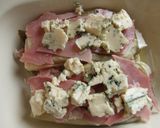Foto del paso 4 de la receta: Berenjena blanca horneada al queso roquefort