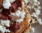 Φωτογραφία βήματος 4 της συνταγής Αλμυρά pancakes με ελιά και φέτα