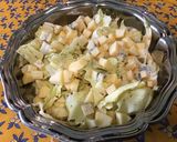 Une image de l'étape 7 de Salade Castelfranco aux deux fromages et pommes.