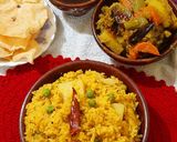 ভোগের খিচুড়ি (bhoger khichdi recipe in bengali) রেসিপির ধাপ 8 ছবি