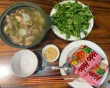 Hình bước làm 4 của món Dê hầm củ cải trắng và tiêu xanh