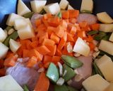 Foto del paso 1 de la receta: Lentejas con jamón y pollo