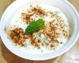 A picture of step 1 of Vegetable Spiced Yogurt Sauce😍.