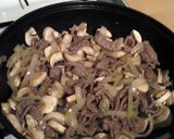 A picture of step 3 of Vickys Beef Stroganoff, GF DF EF SF NF.