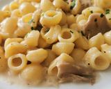 Foto del paso 7 de la receta: Galets con Gírgoles y crema de foie-gras