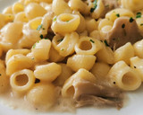 Foto del paso 7 de la receta: Galets con Gírgoles y crema de foie-gras