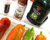 Foto del paso 5 de la receta: Pimiento tricolor rellenos de carne & arroz
