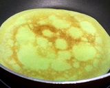 A picture of step 6 of Coconut Crepe Roll /Kuih Ketayap.