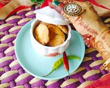 A picture of step 4 of Kuttu ki Mathri (Buckwheat flour mathri).