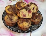 Gluténmentes meggyes csokis muffin recept fázis 5 fotója