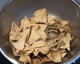 A picture of step 1 of Sweet and Sour “Chinaquiles”.