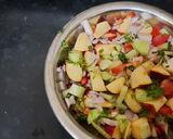 A picture of step 4 of Apple  Chatpata  mix veg  salad.