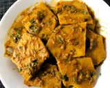 A picture of step 5 of Suranache Kaap (Elephant Foot Yam - Maharashtrian style).