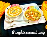 A picture of step 11 of Pumpkin coconut soup.