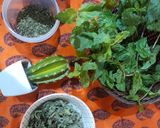 A picture of step 3 of Mint dry rub.