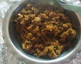 A picture of step 9 of Bittergaurd Rind karele ka chilka.