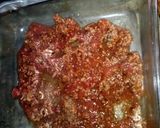 A picture of step 5 of Mae's Lasagne ;-).