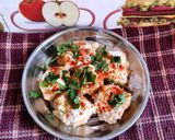 A picture of step 4 of Dahi vada.