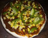 A picture of step 8 of Veg pizza.