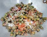 A picture of step 4 of Crispy Okra.