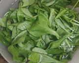 A picture of step 1 of Palak Puri.