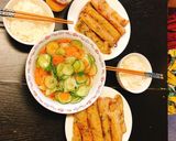 Hình bước làm 1 của món Nem rán