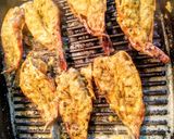 A picture of step 5 of Jalapeno prawns.
