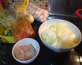 รูปขั้นตอนการทำที่ 1 ของ ซุปไก่กิมจิสำหรับเด็ก