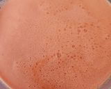 A picture of step 3 of Watermelon Rose Condensed Milk Ice cream - Summer Special.