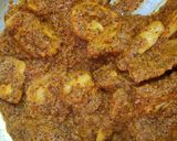 A picture of step 6 of Taro curry (arbi) with mustard gravy.