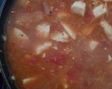 A picture of step 11 of My Spiced Chicken Stew, so nice to come in out the cold to 😀.