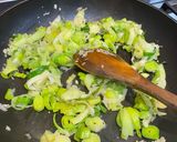 A picture of step 2 of Feta and greens frittata.