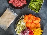 Warmer asiatischer Rindfleischsalat