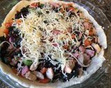 Foto del paso 5 de la receta: Tarta de pollo y panceta (fácil y económica)