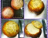 क्रीमी व्हेजी बेक्ड सूप इन ब्रेड बाऊल (creamy veggie baked soup in bread bowl recipe in marathi) रेसिपी स्टेप 8 फोटो 