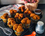 Foto langkah ke 8 dari resep Bolu Kukus Gula Merah.