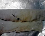 A picture of step 7 of Cherry Cream Crescent Log.