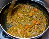A picture of step 5 of Dal makhni.
