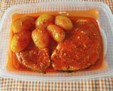 Foto del paso 15 de la receta: Pez espada en salsa marinera con calabacín o arroz blanco