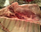 A picture of step 1 of Grilled breast of Lamb (lamb ribs ).