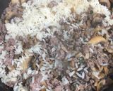 Foto del paso 3 de la receta Revuelto de ternera picada con champiñones