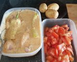 A picture of step 1 of Pickle chicken and Potato curry (Aloo Gosht Salan)🙄.