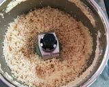 A picture of step 2 of Chocolate kaju katli with surprising chocolates sphere.